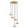 Hanglamp aan een koord YILDO 5xE27/40W/230V wit/goud