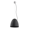 Hanglamp aan een koord ZETES 1xE27/15W/230V zwart