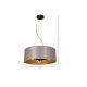 Hanglamp aan een koord ZIGGY 3xE27/60W/230V roze/goud