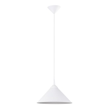 Hanglamp aan een koord ZUMA 1xE27/15W/230V diameter 30 cm wit