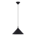 Hanglamp aan een koord ZUMA 1xE27/15W/230V diameter 30 cm zwart