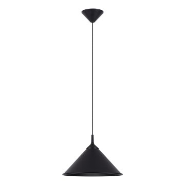 Hanglamp aan een koord ZUMA 1xE27/15W/230V diameter 30 cm zwart