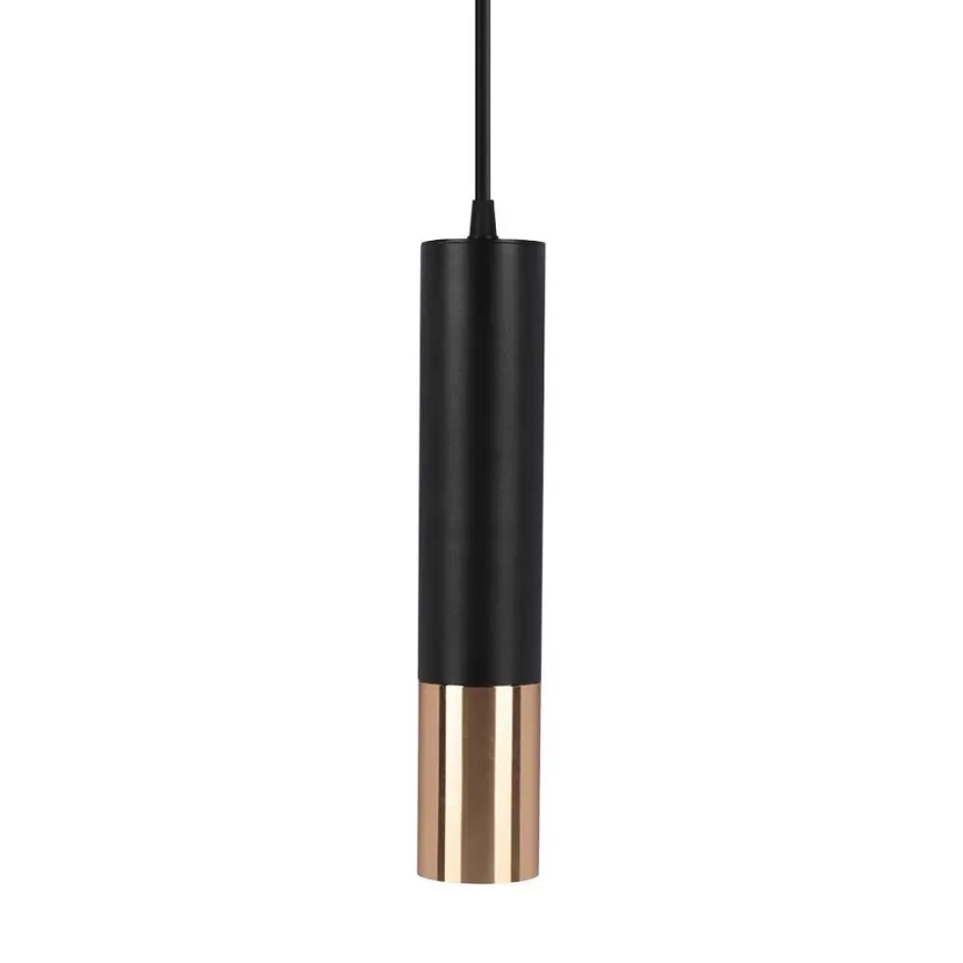 Hanglamp aan een paal 1xGU10/35W/230V 30 cm zwart/goud