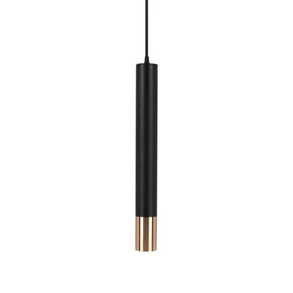 Hanglamp aan een paal 1xGU10/35W/230V 50 cm zwart/goud