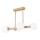 Hanglamp aan een paal ASTRO 4xG9/5W/230V goud