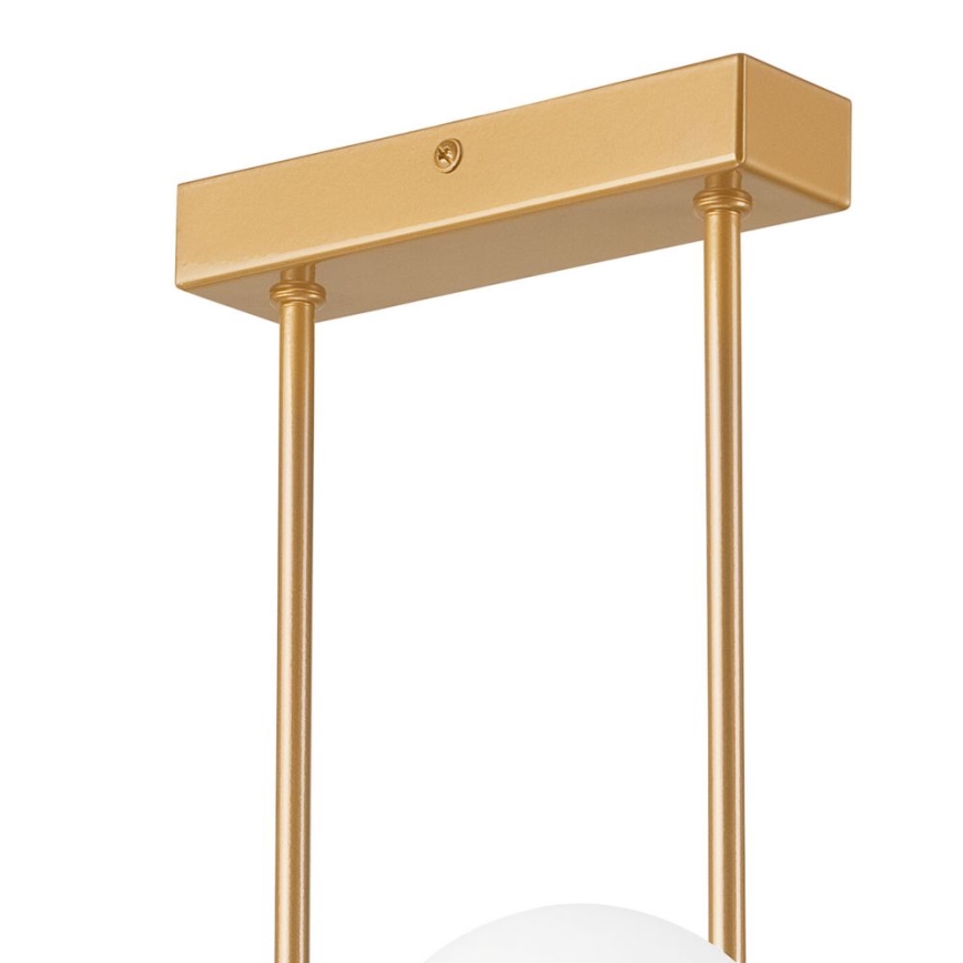 Hanglamp aan een paal ASTRO 4xG9/5W/230V goud