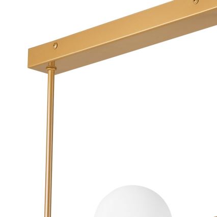 Hanglamp aan een paal ASTRO 6xG9/5W/230V goud