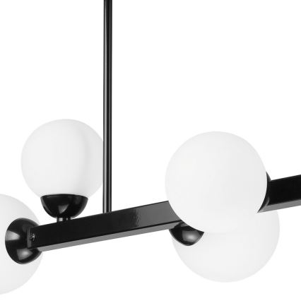 Hanglamp aan een paal ASTRO 6xG9/5W/230V zwart