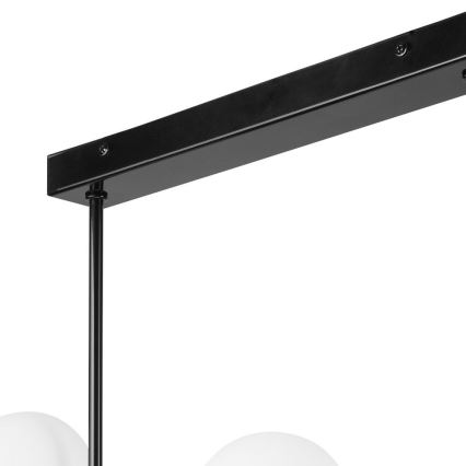 Hanglamp aan een paal ASTRO 6xG9/5W/230V zwart