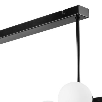 Hanglamp aan een paal ASTRO 8xG9/5W/230V zwart