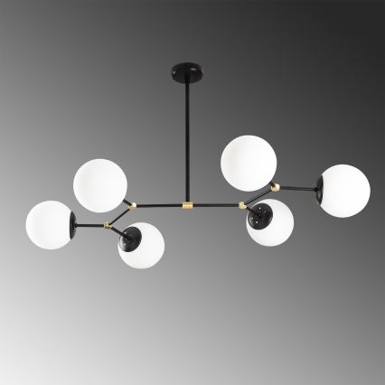 Hanglamp aan een paal DAMAR 6xE27/40W/230V