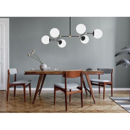Hanglamp aan een paal DAMAR 6xE27/40W/230V