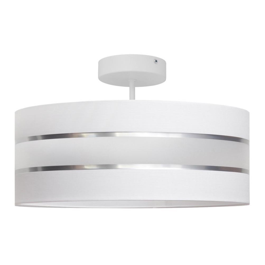 Hanglamp aan een paal HELEN 3xE27/15W/230V wit/glanzend chroom
