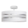 Hanglamp aan een paal HELEN 3xE27/15W/230V wit/glanzend chroom