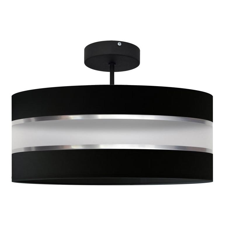 Hanglamp aan een paal HELEN 3xE27/15W/230V zwart/glanzend chroom