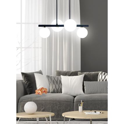 Hanglamp aan een paal KAMA 4xG9/28W/230V