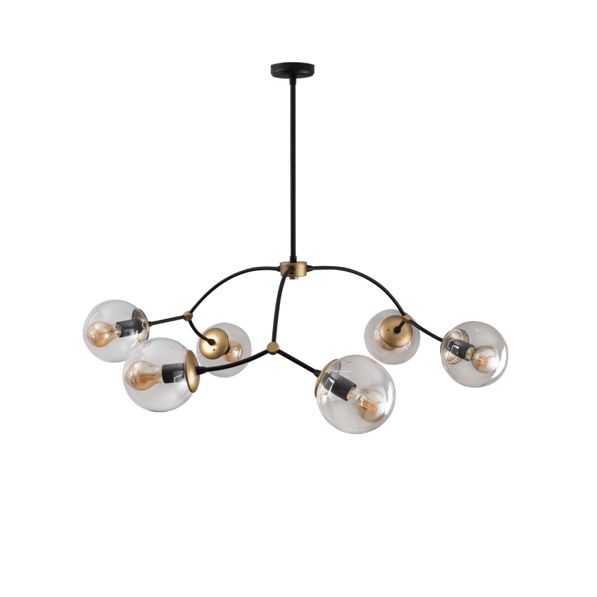 Hanglamp aan een paal KROMOZOM 6xE27/40W/230V
