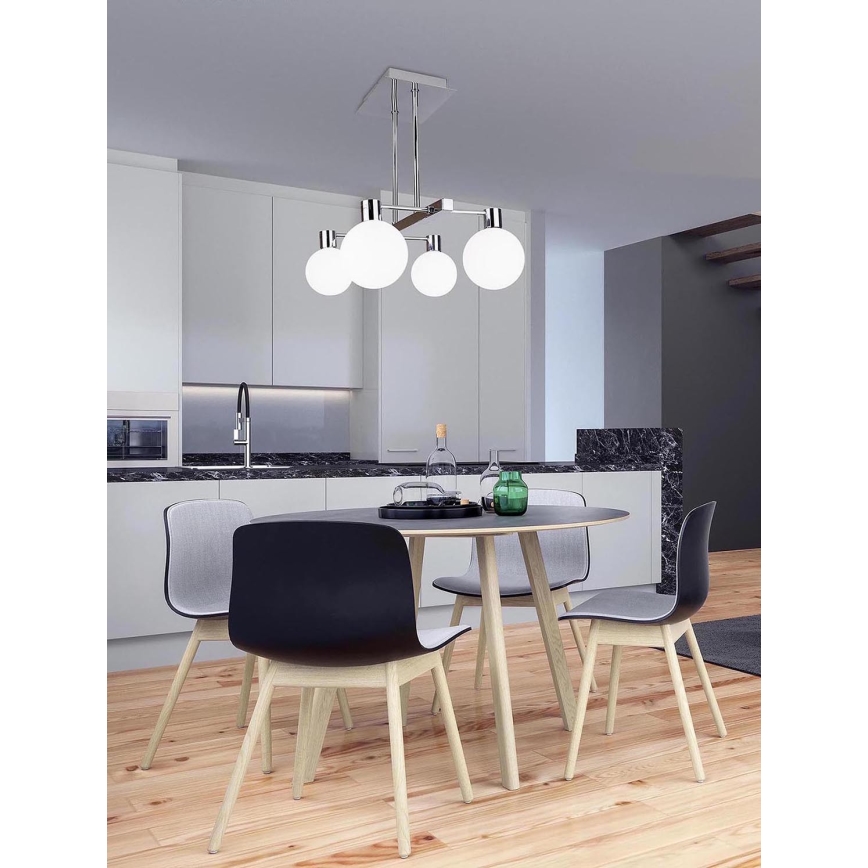 Hanglamp aan een paal  MALDUS 4xG9/40W/230V