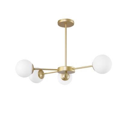 Hanglamp aan een paal MATI 4xG9/20W/230V goud