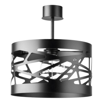 Hanglamp aan een paal MODUL FREZ 1xE27/60W/230V d. 30 cm zwart