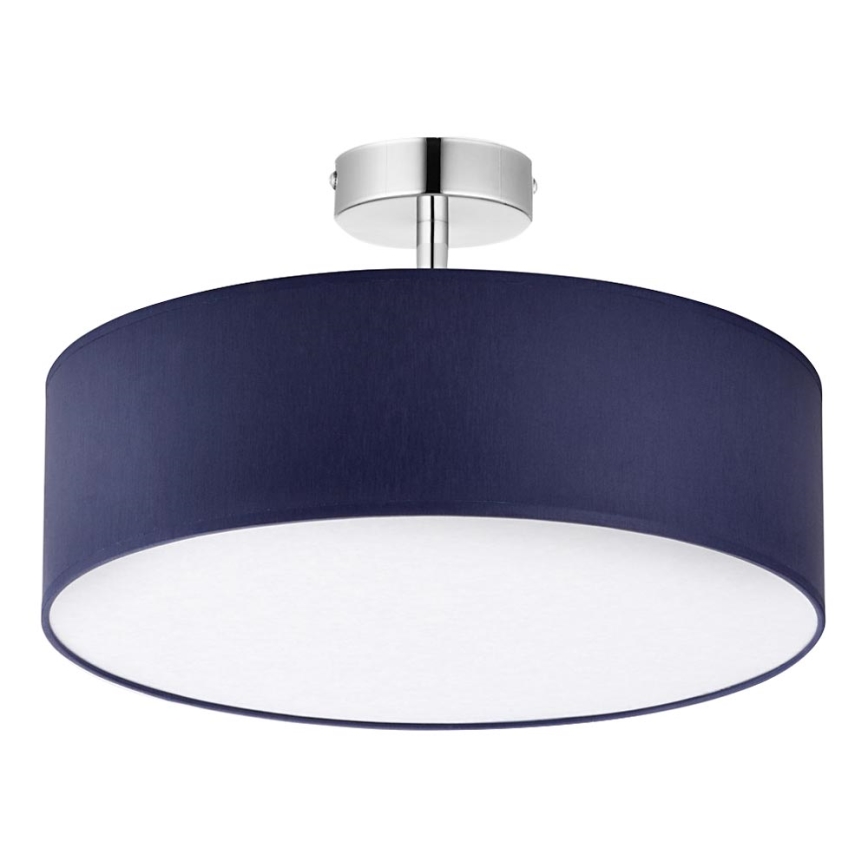 Hanglamp aan een paal RONDO 4xE27/15W/230V d. 40 cm blauw