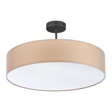 Hanglamp aan een paal RONDO 4xE27/15W/230V d. 60 cm beige