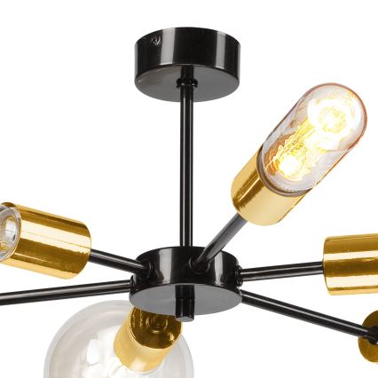 Hanglamp aan een paal STARLA 6xE27/60W/230V