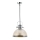 Hanglamp aan een paal THOR 1xE27/11W/230V glanzend chroom