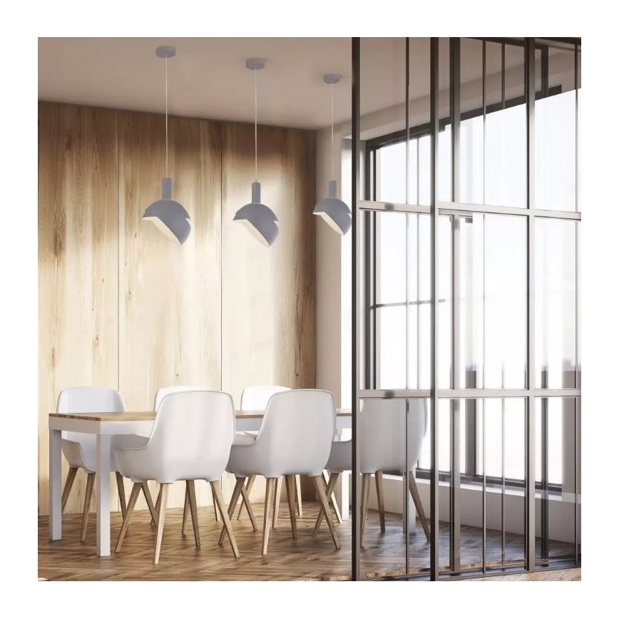 Hanglamp aan een touwtje 1xE14/60W/230V grijs