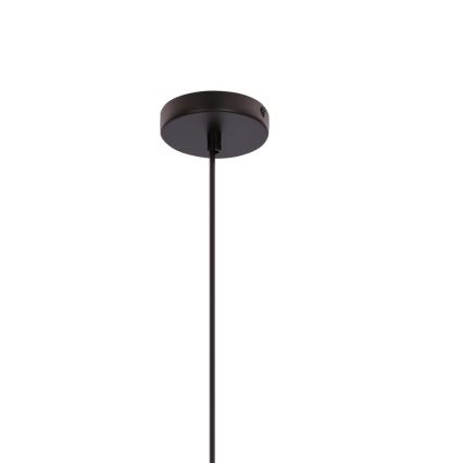 Hanglamp aan kabel AFRICA 1xE27/40W/230V Ø 40 cm bruin/crème