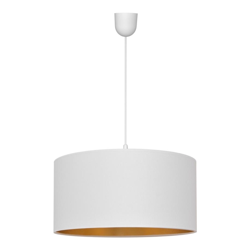 Hanglamp aan kabel ALBA 1xE27/15W/230V Ø 40 cm wit/goud