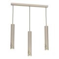 Hanglamp aan kabel ALTRO 3xGU10/8W/230V beige