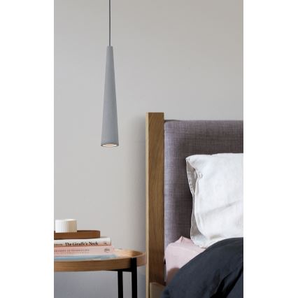 Hanglamp aan kabel ANISHA 1xGU10/35W/230V grijs