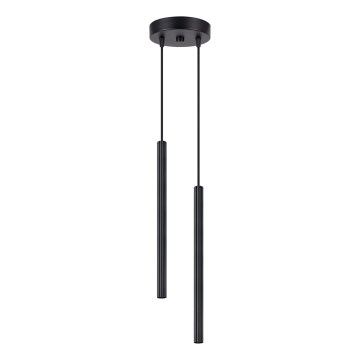 Hanglamp aan kabel ARCHE 2xG9/8W/230V zwart