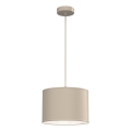Hanglamp aan kabel ARDEN 1xE27/15W/230V Ø 25 cm beige