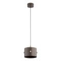 Hanglamp aan kabel ASLI 1xE27/15W/230V bruin