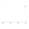 Hanglamp aan kabel AURA 4xGX53/10W/230V wit
