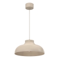 Hanglamp aan kabel BASCA 1xE27/15W/230V beige