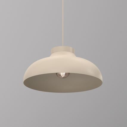 Hanglamp aan kabel BASCA 1xE27/15W/230V beige