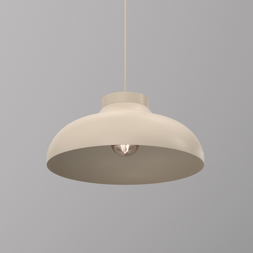 Hanglamp aan kabel BASCA 1xE27/15W/230V beige
