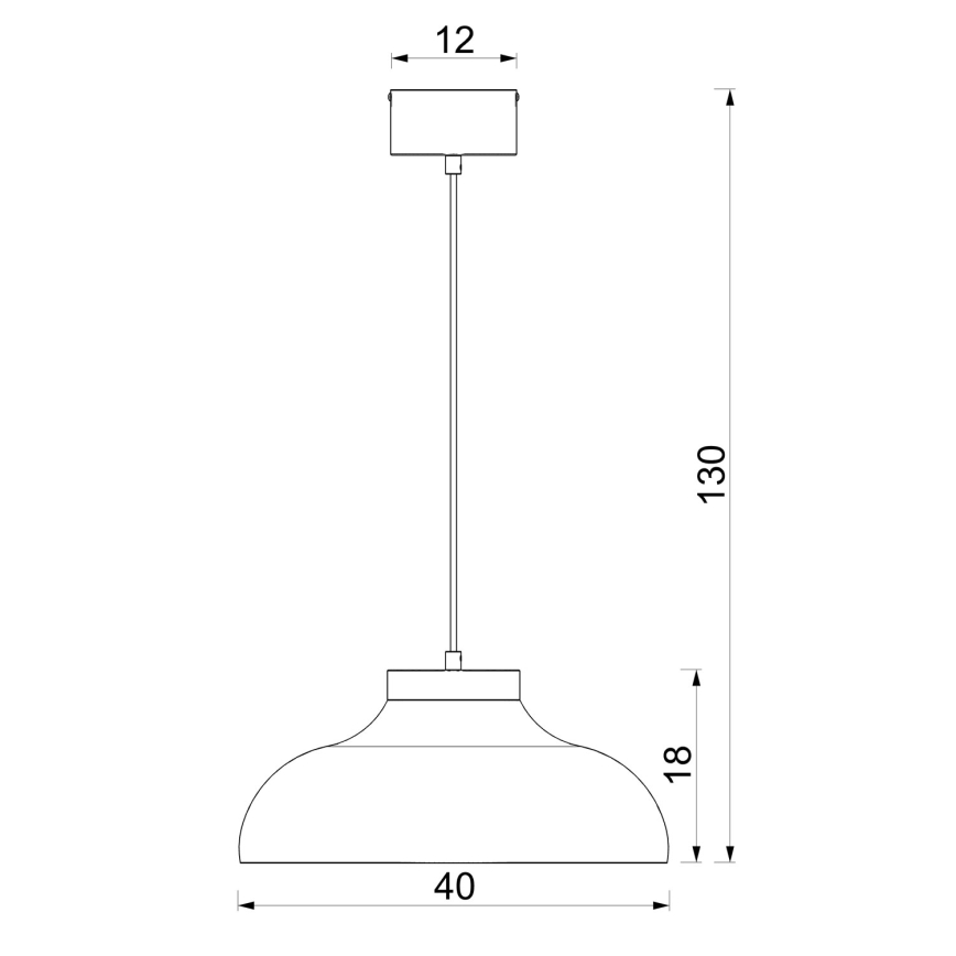 Hanglamp aan kabel BASCA 1xE27/15W/230V beige