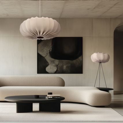 Hanglamp aan kabel CAFEE 1xE27/40W/230V Ø 66 cm beige