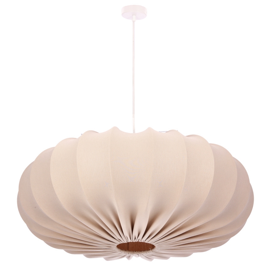 Hanglamp aan kabel CAFEE 1xE27/40W/230V Ø 66 cm beige