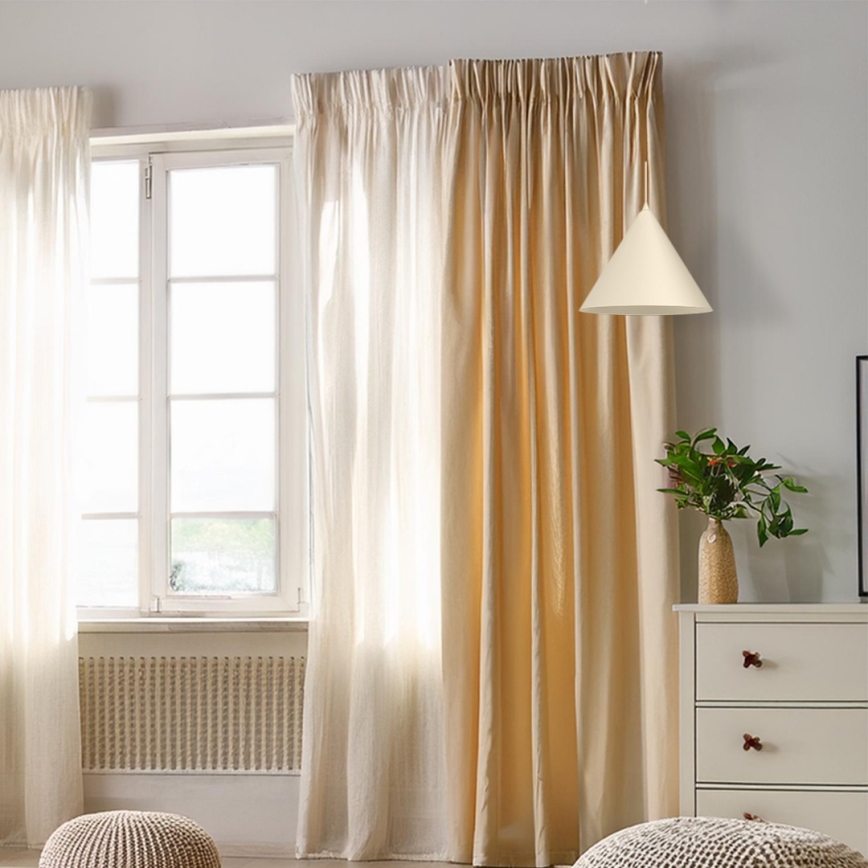 Hanglamp aan kabel CAPITAL 1xGX53/15W/230V Ø 32 cm crèmekleurig