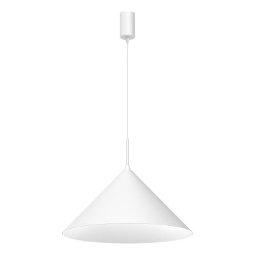 Hanglamp aan kabel CAPITAL 1xGX53/15W/230V Ø 46 cm wit