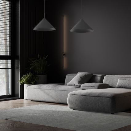 Hanglamp aan kabel CAPITAL 1xGX53/15W/230V Ø 46 cm zwart