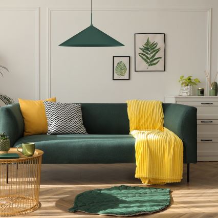 Hanglamp aan kabel CAPITAL 1xGX53/15W/230V Ø 60 cm groen