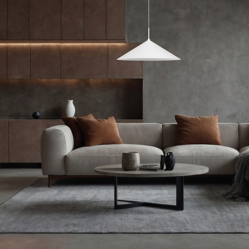 Hanglamp aan kabel CAPITAL 1xGX53/15W/230V Ø 60 cm wit