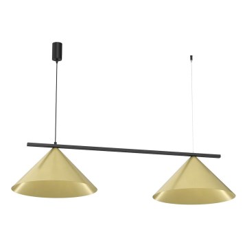 Hanglamp aan kabel CAPITAL 2xGX53/15W/230V goud