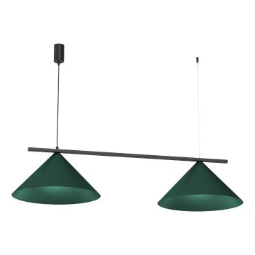 Hanglamp aan kabel CAPITAL 2xGX53/15W/230V groen